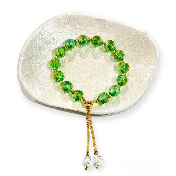 Green Swarovski Bracelet - Picture 6 of 14